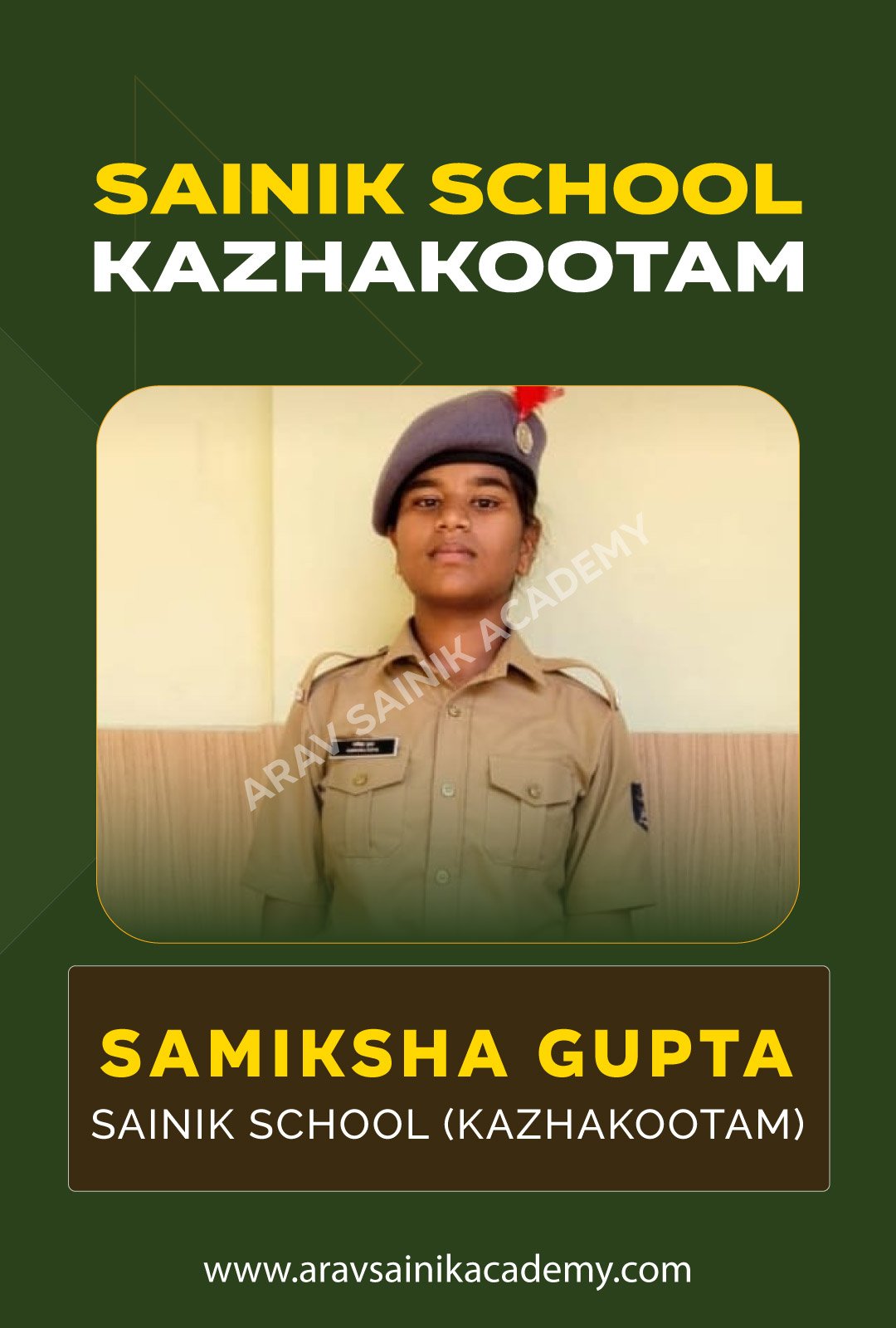 SAMIKSHA-GUPTA-sainik-school-KAZHAKOOTAM
