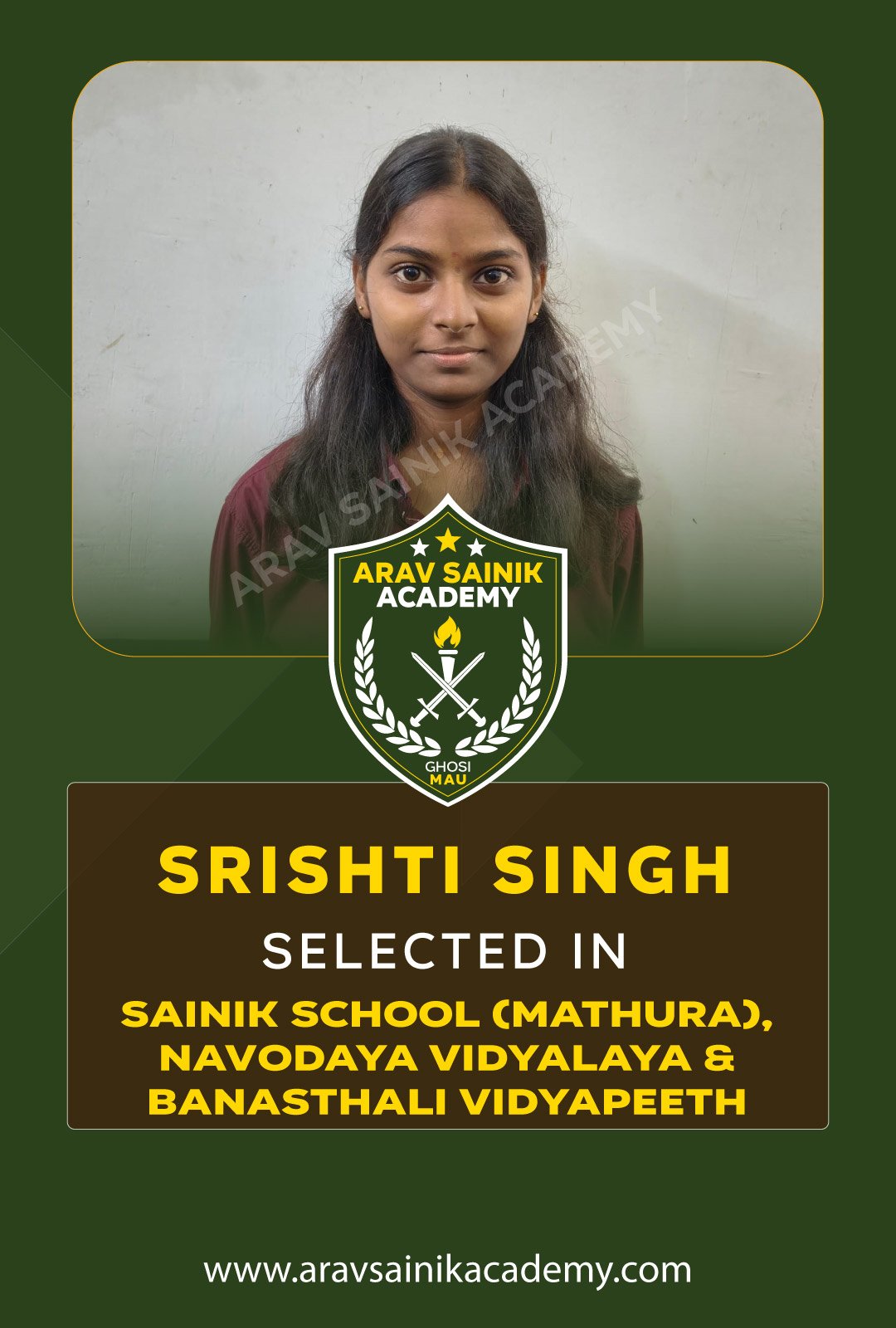srishti-singh-sainik-school-navodaya-vidyalaya-banasthali-vidyapeeth