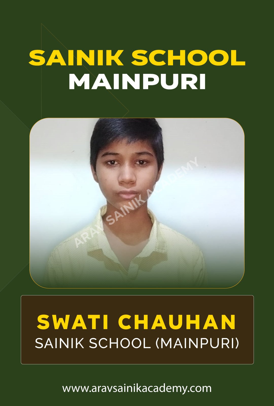 swati-chauhan-sainik-school-mainpur